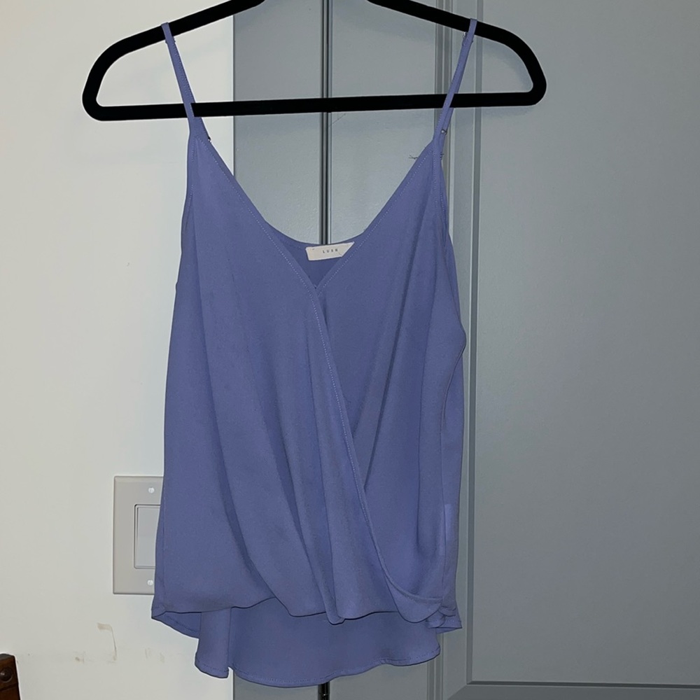 LUSH lavender tank blouse